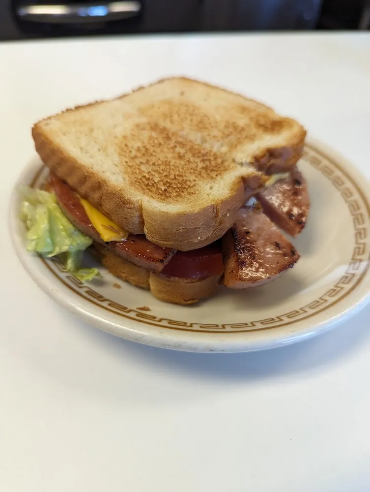 Fried Bologna Sandwich